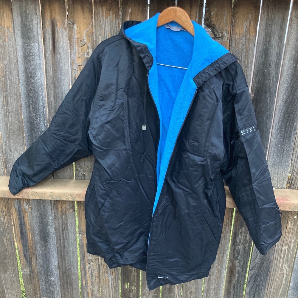 Nike Housh Black and Blue reversible jacket/coat, M